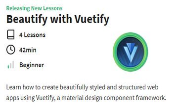Beautify with Vuetify