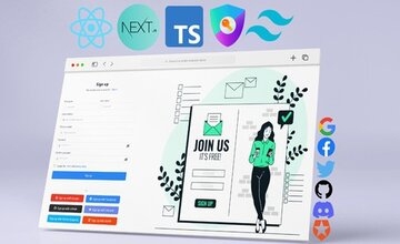 Полноценная аутентификация с помощью React JS, Next JS и TypeScript | udemy