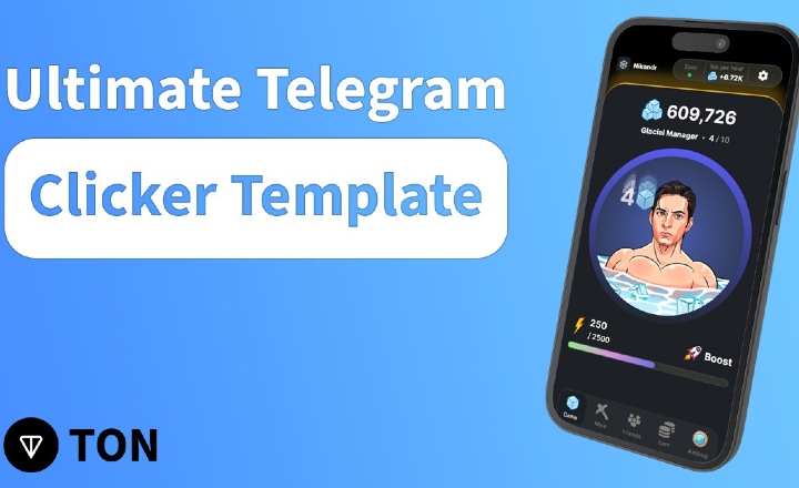 Приложениемини-играКликердляTelegram