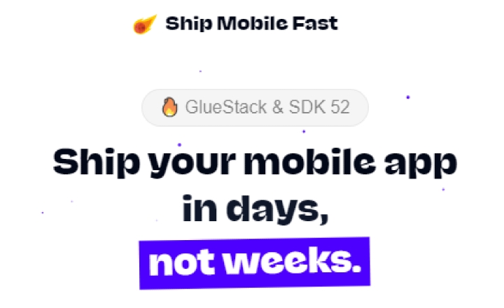 ShipMobileFast:СтартовыйшаблонReactNative