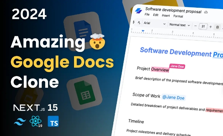 Создание клона Google Docs | Code With Antonio
