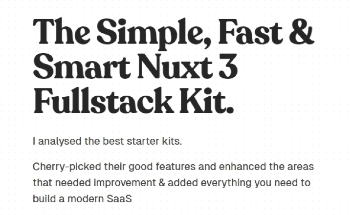 Supersaas - универсальный Nuxt 3 fullstack-кит | Fayaz Ahmed
