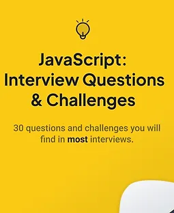 Вопросы и задачи на собеседование по JavaScript logo