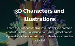 3D персонажи и иллюстрации