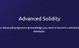 Advanced Solidity