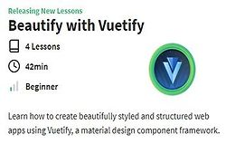 Beautify with Vuetify