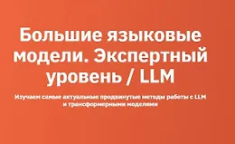 Большие языковые модели. Экспертный уровень / LLM