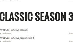 Classic Season 3 logo