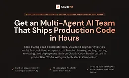 ClaudeKit — Выпускайте продакшн-фичи за часы, а не недели