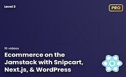 Ecommerce на Jamstack с Snipcart, Next.js, и WordPress logo
