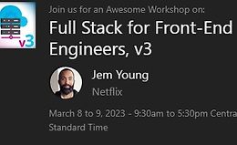 Full Stack for Front-End Engineers, v3 logo