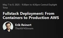 Fullstack-развёртывание: От контейнеров до продакшена в AWS