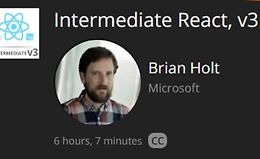 Intermediate React, v3 logo