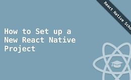Как настроить новый проект React Native