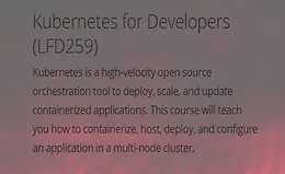 Kubernetes для разработчиков (LFD259)