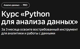 Курс «Python для анализа данных» logo