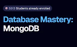 Мастер баз данных: MongoDB