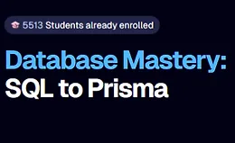 Мастер баз данных: от SQL до Prisma