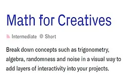Математика для креативщиков