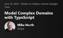 Моделируйте сложные предметные области с TypeScript logo