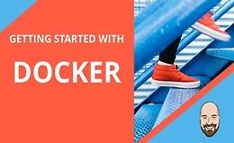 Начало работы с Docker logo