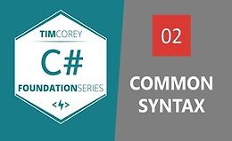 Основы C#: Распространенный синтаксис