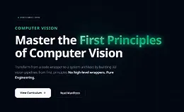 Освойте фундаментальные принципы компьютерного зрения