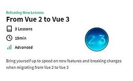 От Vue 2 до Vue 3 logo