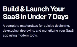 Построй и запусти свой SaaS меньше чем за 7 дней