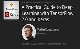 Практическое руководство по глубокому обучению с TensorFlow 2.0 и Keras logo