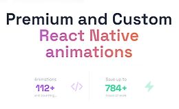 Премиум и кастомные анимации для React Native logo