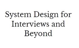 Проектирование систем для интервью и не только logo