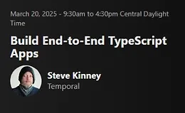 Разработка end-to-end приложений с TypeScript