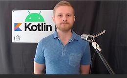 Разработка мобильных приложений с / Kotlin и Android для начинающих! logo