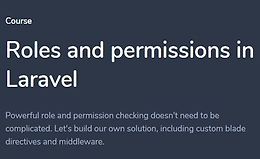 Роли и разрешения в Laravel logo