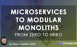 С нуля до профессионала: переход от микросервисов к модульным монолитам logo