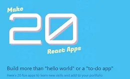 Сделайте 20 приложений React