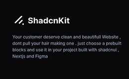 ShadcnKit: Универсальные компоненты для Shadcn UI logo
