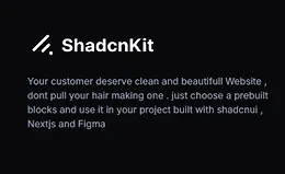 ShadcnKit: Универсальные компоненты для Shadcn UI
