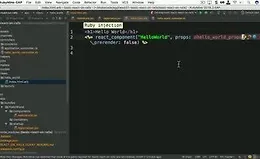 Создаем компонент с React on Rails