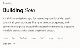 Создаём SOLO: единое приложение для локальной разработки