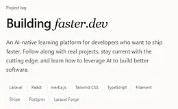 Создание faster.dev