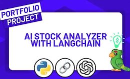 Создание ИИ-аналитика акций с использованием ChatGPT, Python и LangChain logo