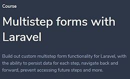 Создание многошаговых форм с Laravel logo