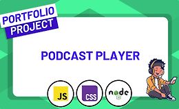 Создание подкаст-плеера с JavaScript, CSS и Node.js logo