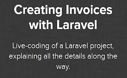 Создание счетов (Invoices) с помощью Laravel logo