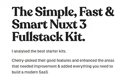 Supersaas - универсальный Nuxt 3 fullstack-кит