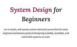 System Design для начинающих logo