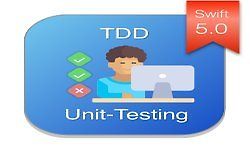TDD. Unit Testing (Swift 5.0) logo
