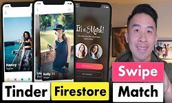 Tinder Firestore Swipe and Match logo